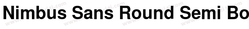 Nimbus Sans Round Semi Bold字体转换